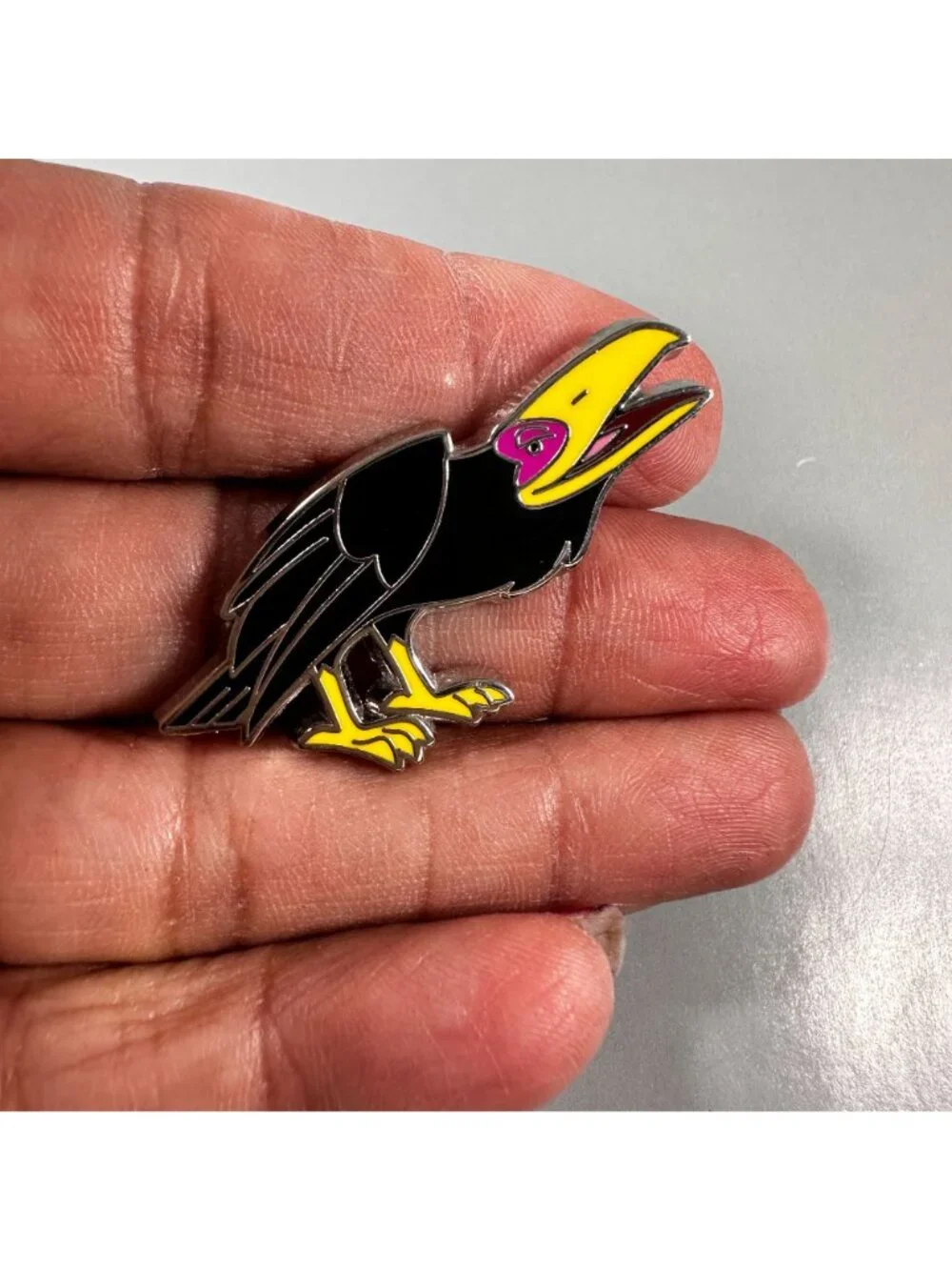 Disney Maleficent Crow Trading Pin Diablo Villain Sleeping Beauty Brooch Badge